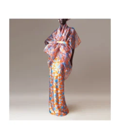 Short Sleeve Printed Loose Belt Dress Wholesale Womens 2 Piece Sets N3823110200073