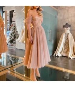 Off Shoulder Princess Elegant Evening Dress SD140002