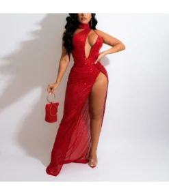 Fashion Sexy Valentine'S Day Dress Wholesale Maxi Dresses Irregular Party Dress SD202194