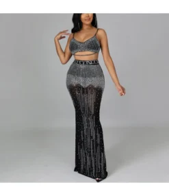 Cami Dress Women Wholesale Two Piece Set Tank Top SO200638