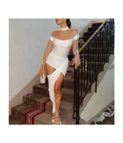 2 Piece Sets Women Wholesale Sexy Tight Stitching Dress SO200921