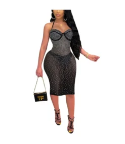 Black Diamond Tube Dress SD110118